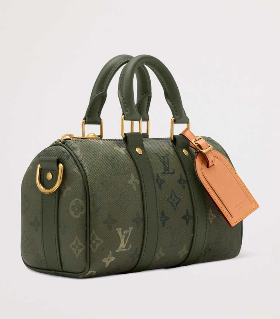 LOUIS VUITTON Canvas Keepall Bandoulière 25 Cross-Body Bag