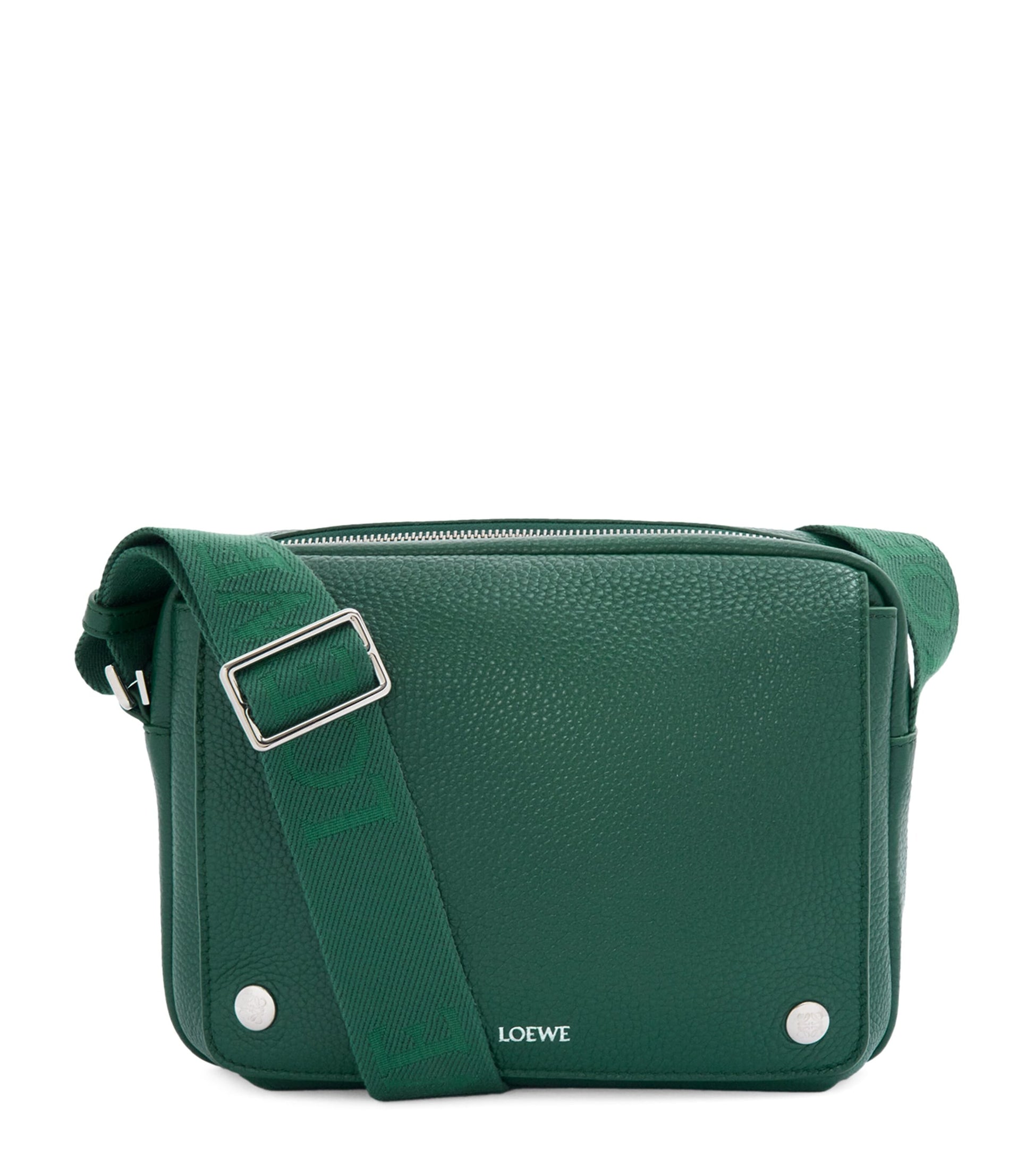 LOEWE XS Leather Pebble Messenger Bag