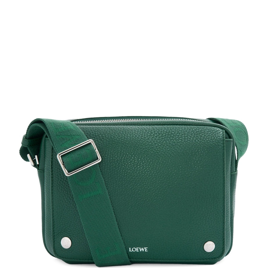 XS Leather Pebble Messenger Bag