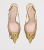 Valentino Garavani Jacquard VLogo Slingback Pumps 80