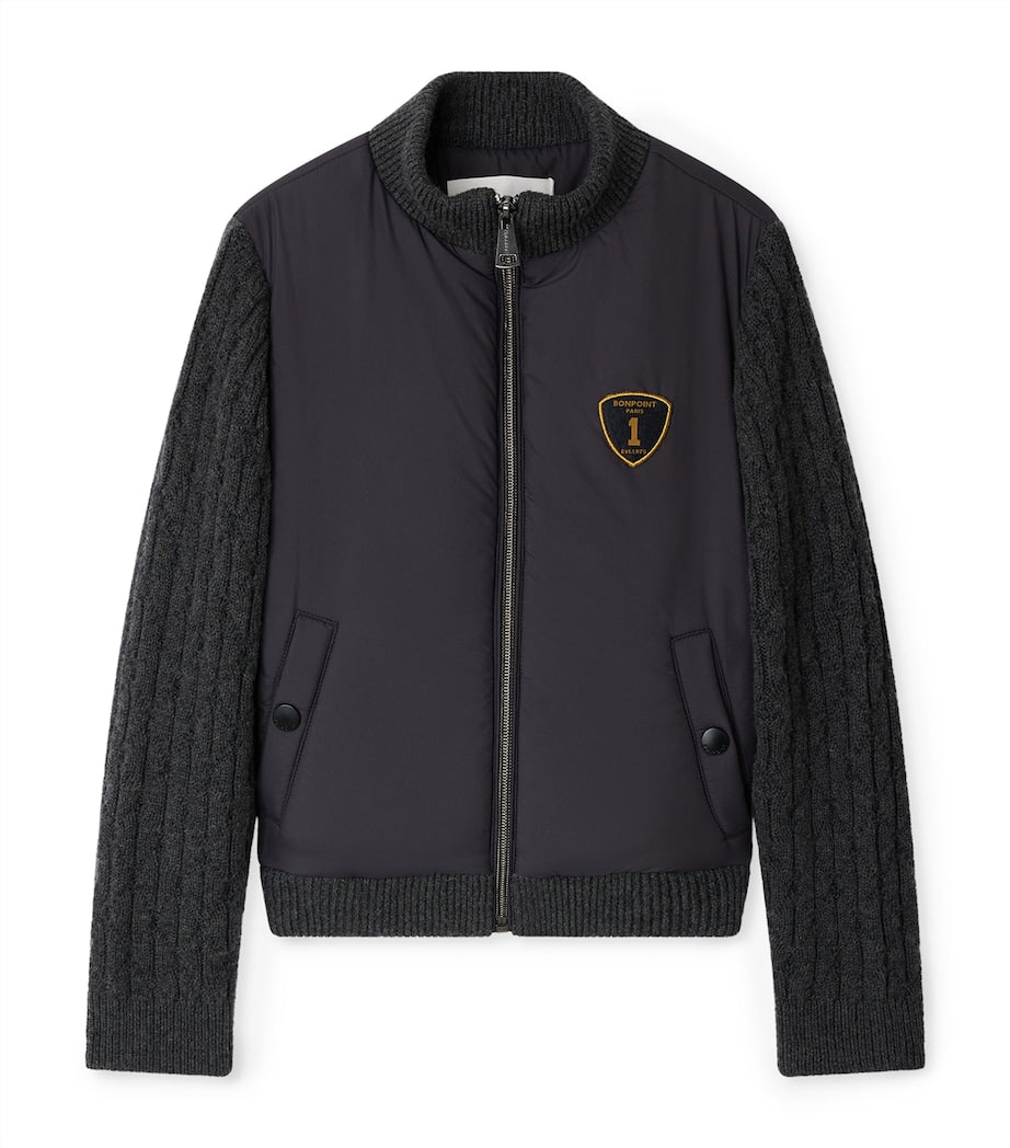 High-Neck Bomber Jacket (4-8 Years)
