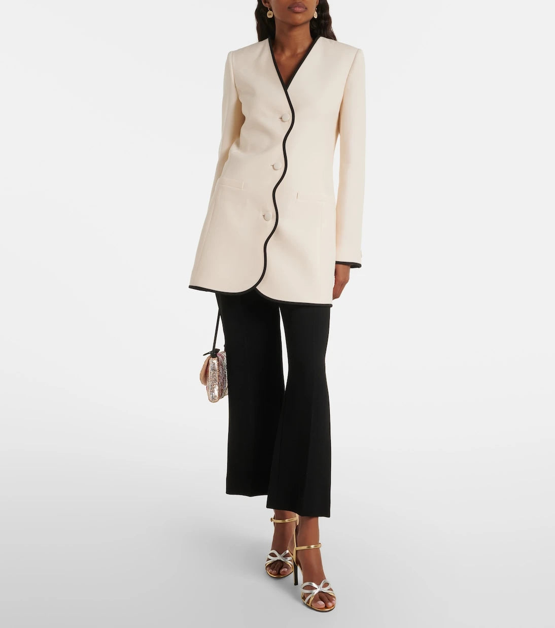 Valentino - Crepe Couture scalloped jacket