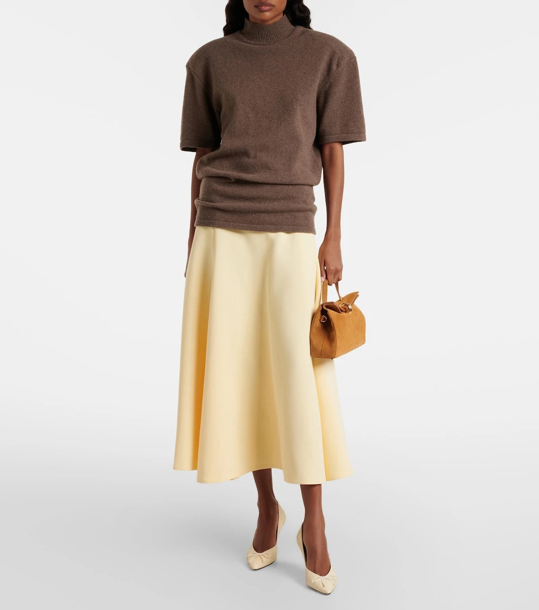 Jacquemus - Valerie Small suede top-handle bag