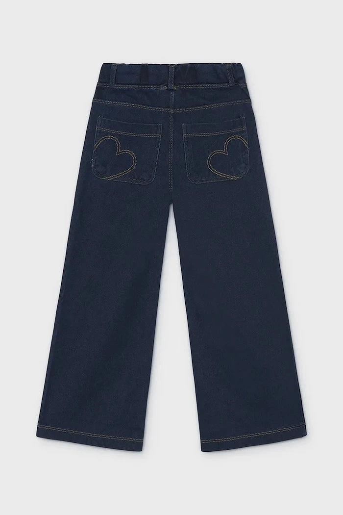 Çocuklar için wide leg kot pantolon