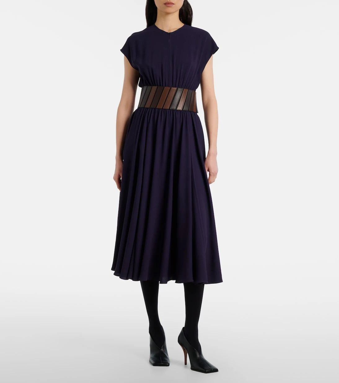 Alaïa - Belted midi dress