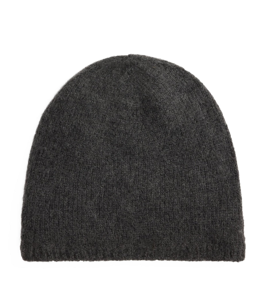 Grey Cashmere-Blend Hat