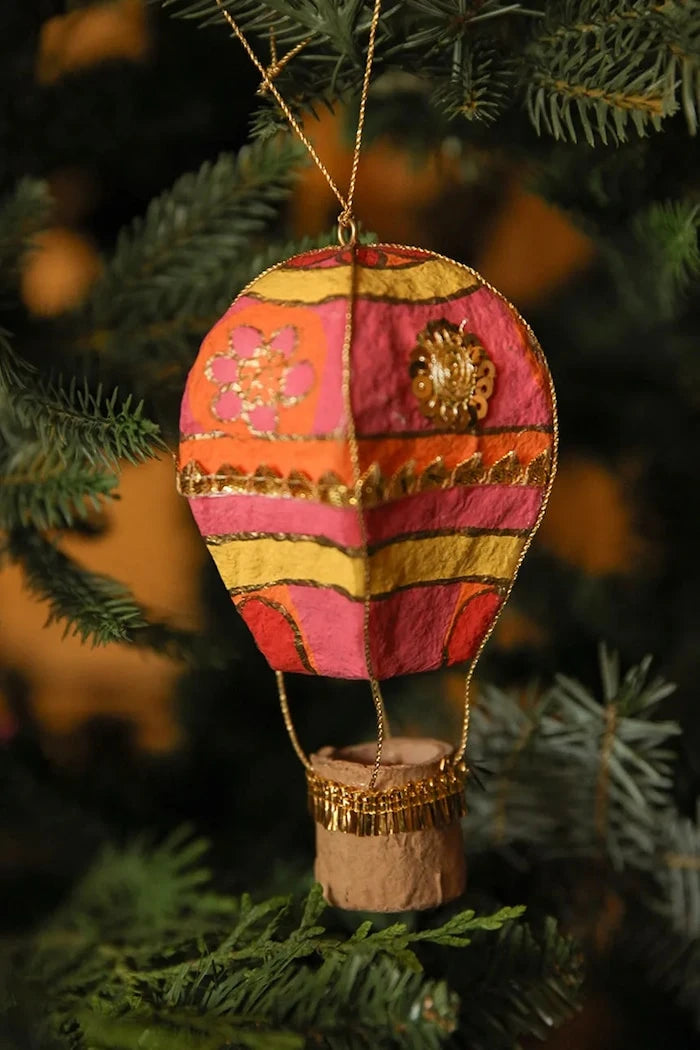Коледна украса Doing Goods Hari Hot Air Balloon