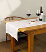 Dea Linen Embroidered Scroll Table Runner (50cm x 210cm)