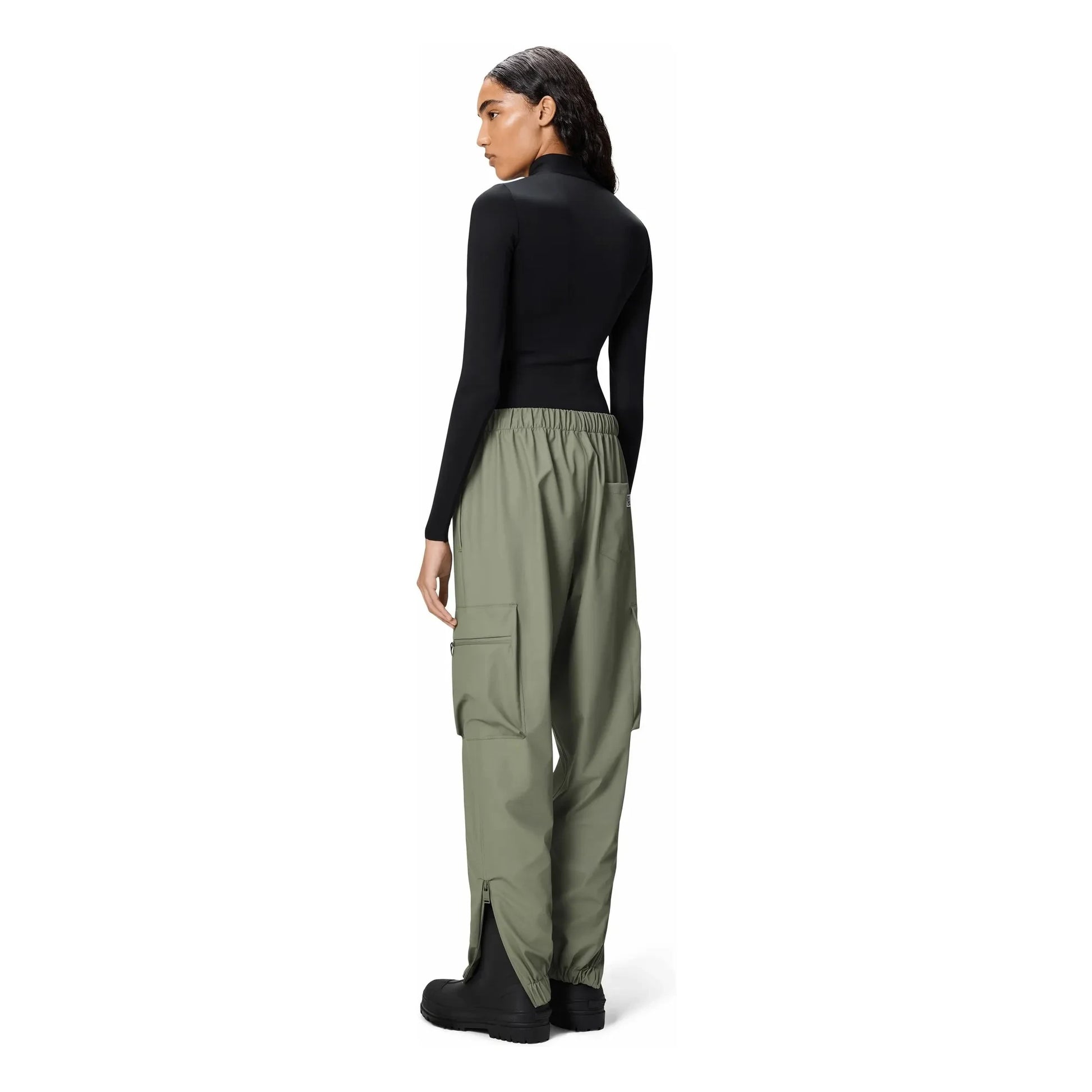 Rains - Waterproof Cargo Pants Regular W3 | Light khaki