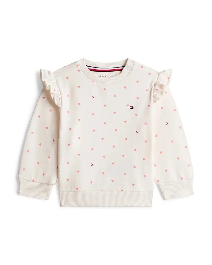 Tommy Hilfiger pamuklu bebek sweatshirt