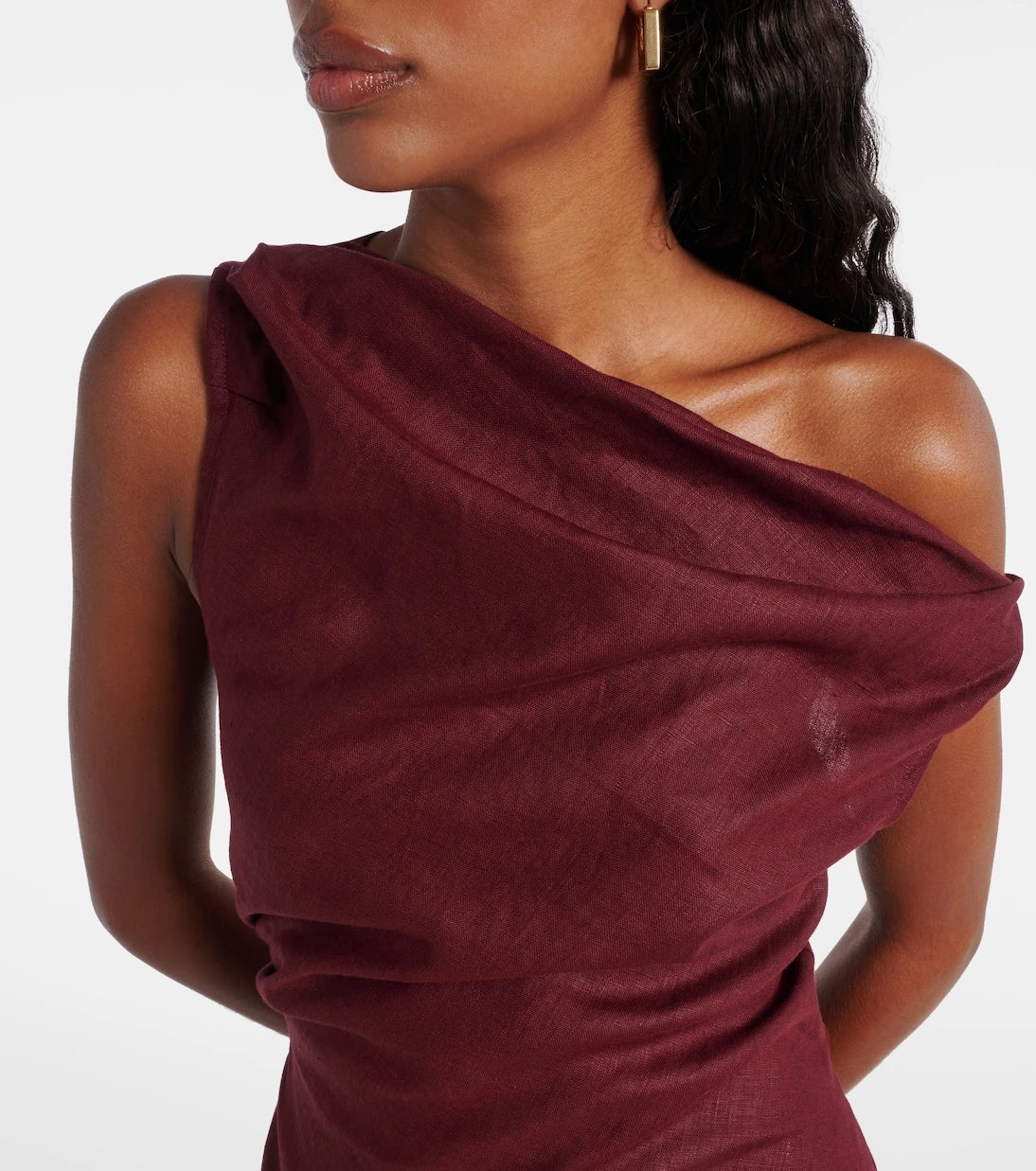 Faithfull - Suis draped linen minidress