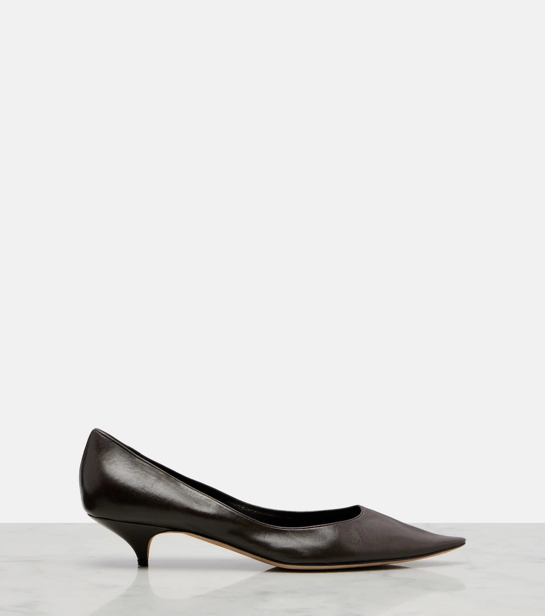 The Row - Liisa Three leather pumps