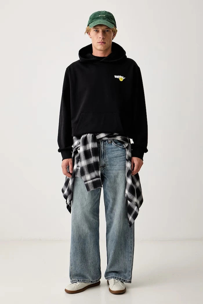 Pamuklu kapüşonlu sweatshirt