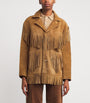 Brown Suede Fringed Jacket