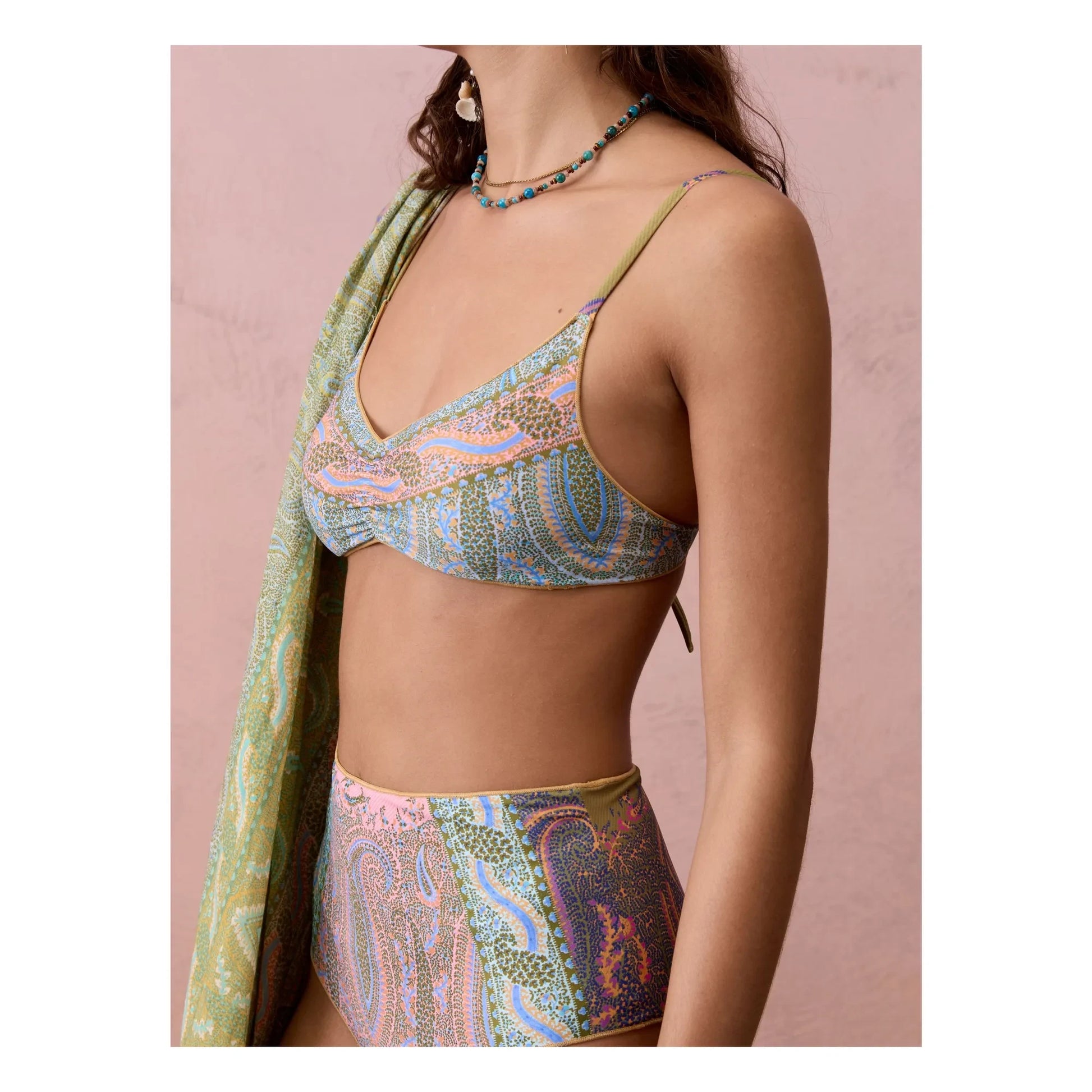 Boteh - Haut de Maillot Lucent | Blue