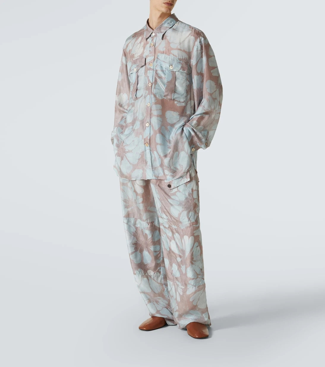 Dries Van Noten - Floral silk shirt