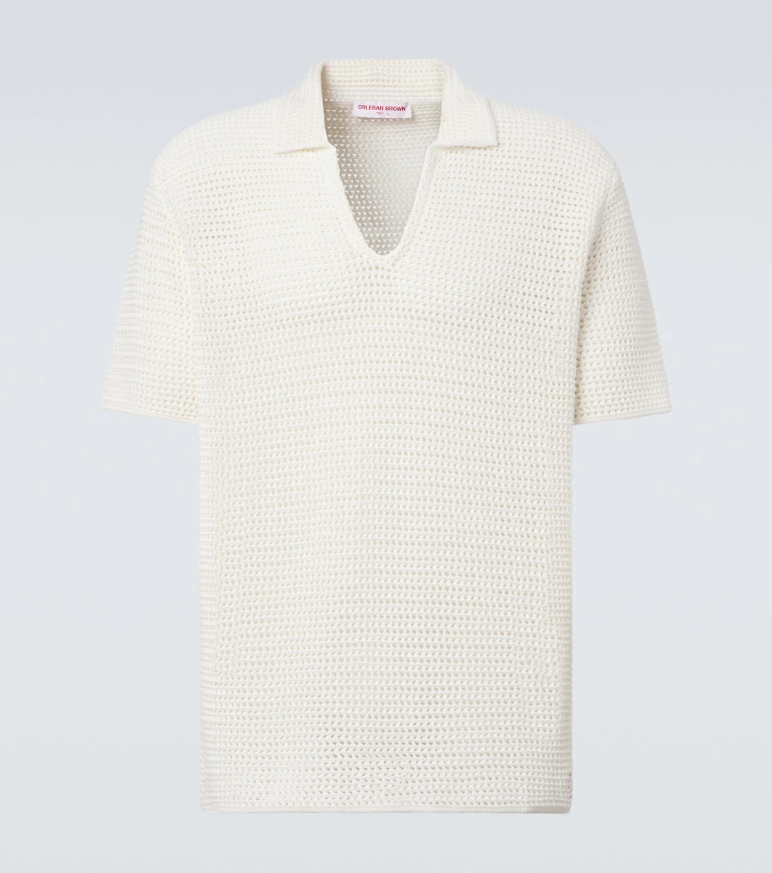Orlebar Brown - Batten crochet cotton polo shirt
