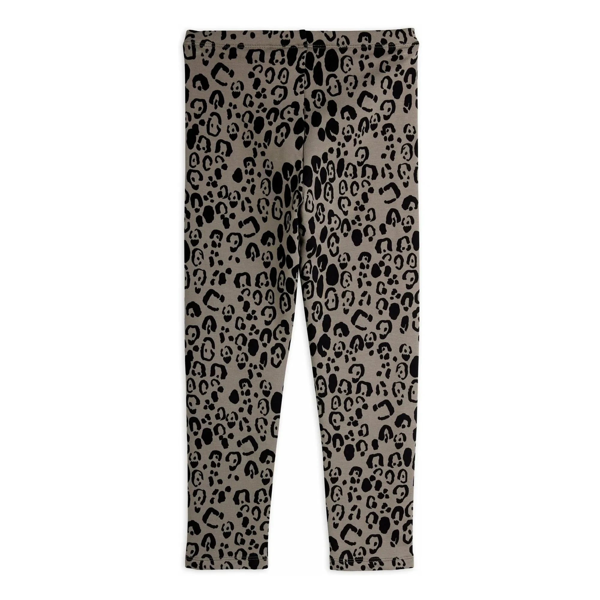 Mini Rodini - Organic Cotton Leopard Legging | Grey
