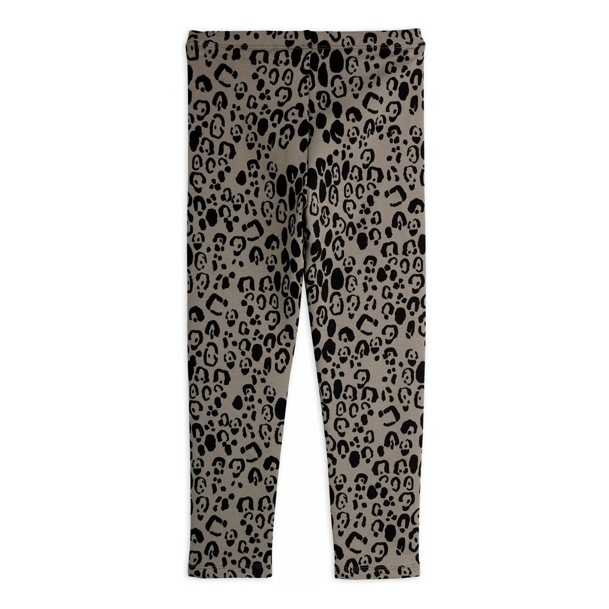 Mini Rodini - Organic Cotton Leopard Legging | Grey