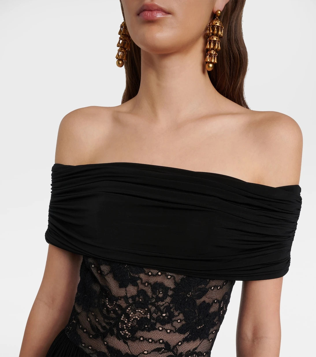 Zimmermann - Rebellion off-shoulder jersey maxi dress