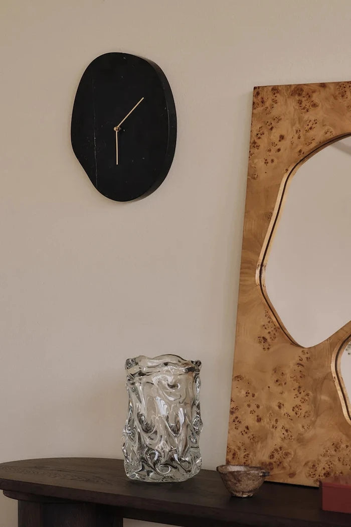 Стенен часовник ferm LIVING Melt 28 x 33 cm