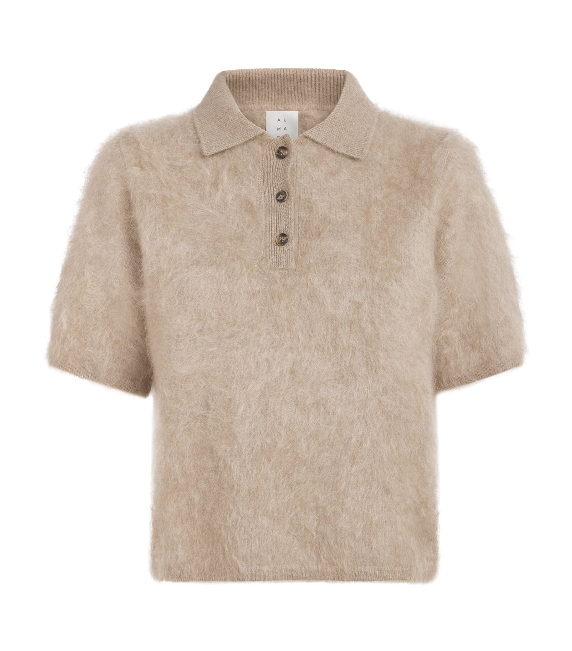 Cashmere Maika Polo Sweater NOUGAT