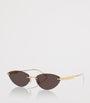 Gold Cat Eye Sunglasses