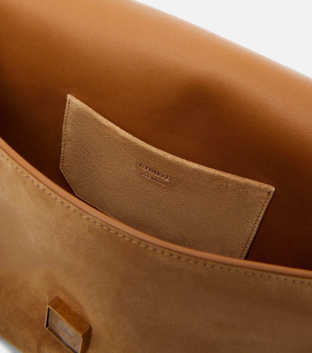 Khaite - Audrey suede clutch