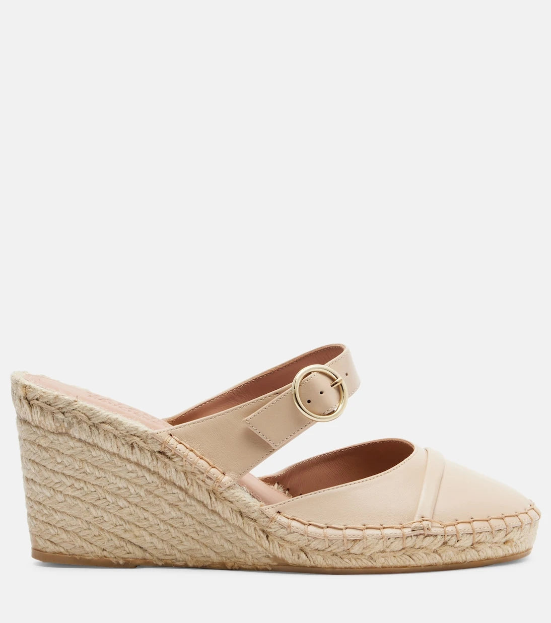 Malone Souliers - Farah leather espadrille wedges