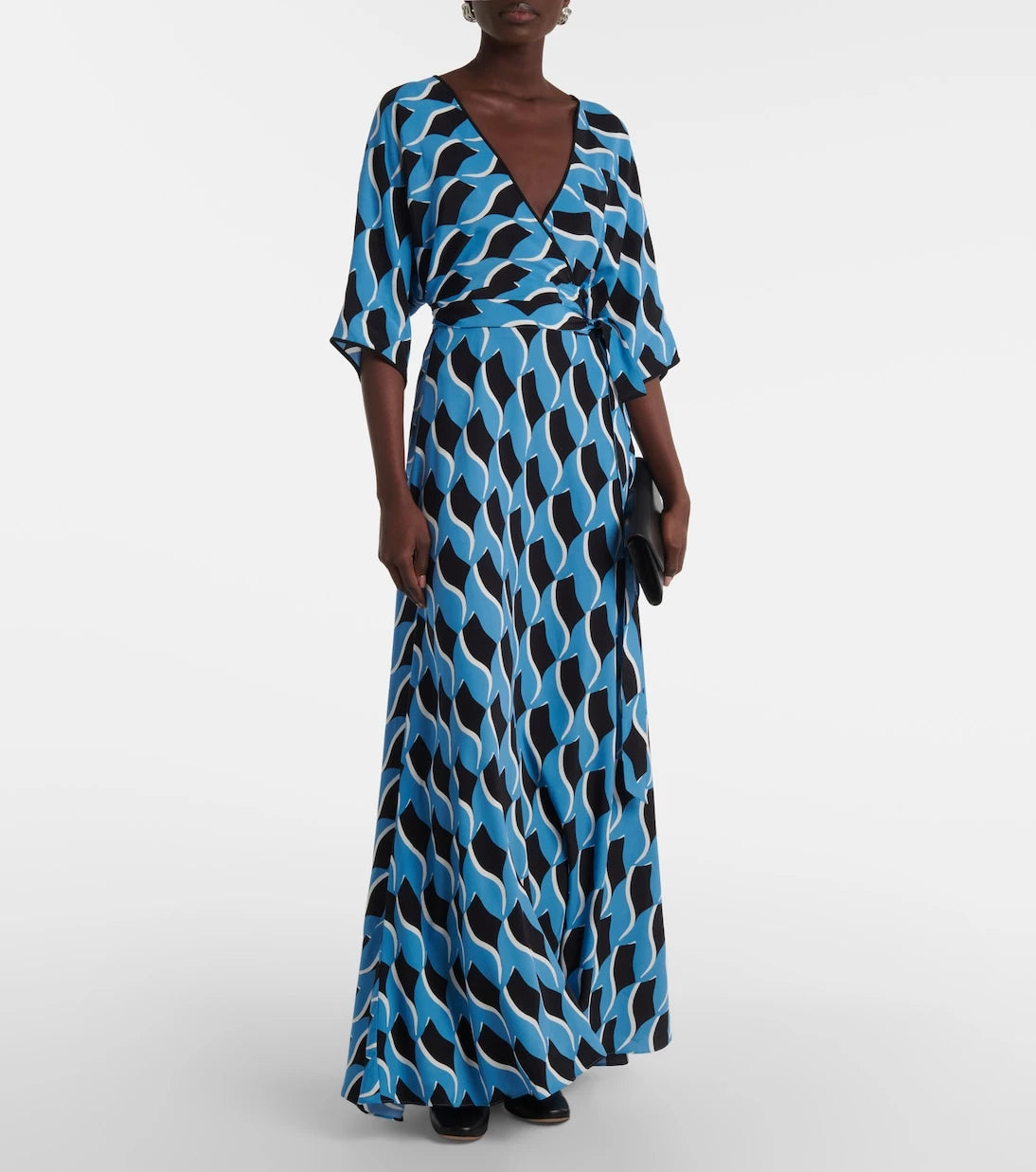 Diane von Furstenberg - Eloise printed crêpe maxi dress
