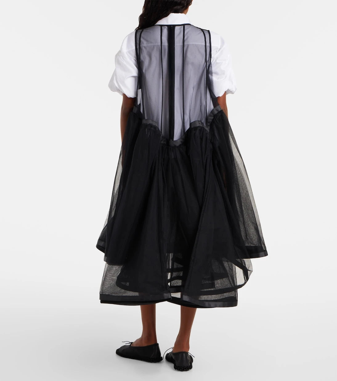 Noir Kei Ninomiya - Tulle midi dress