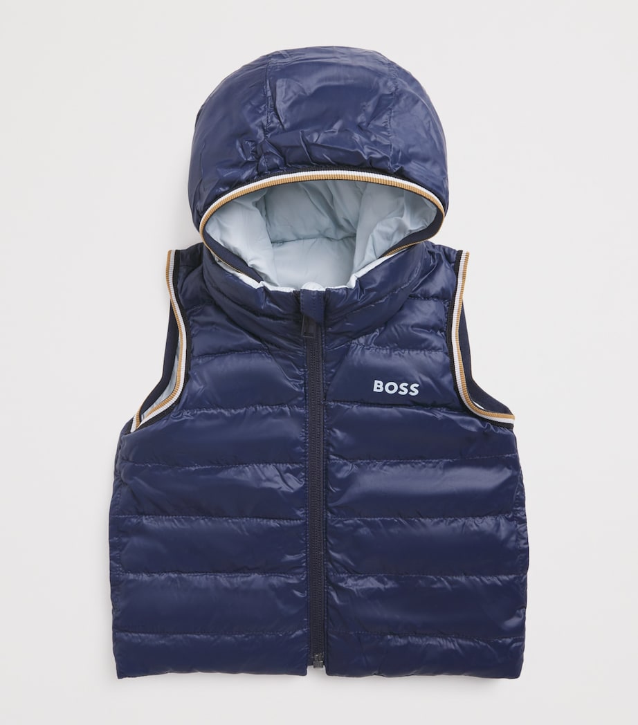 BOSS Kidswear Reversible Puffer Gilet (3-18 Months)