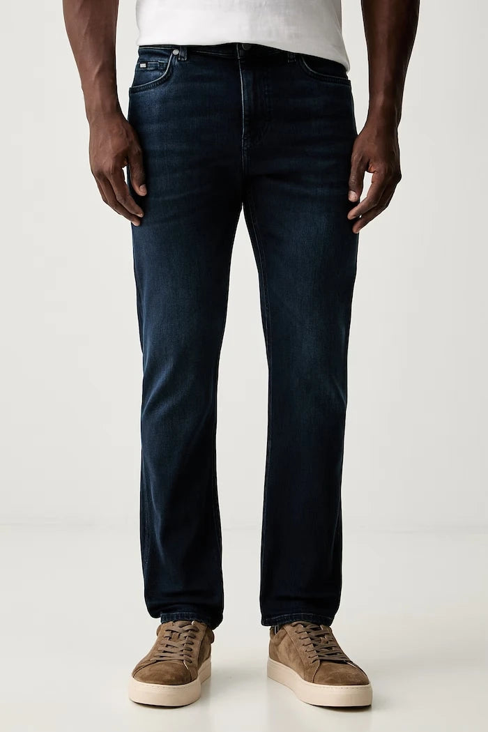 BOSS slim fit erkek jean pantolon P-Delaware