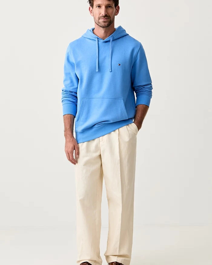 Tommy Hilfiger kapüşonlu erkek pamuklu sweatshirt