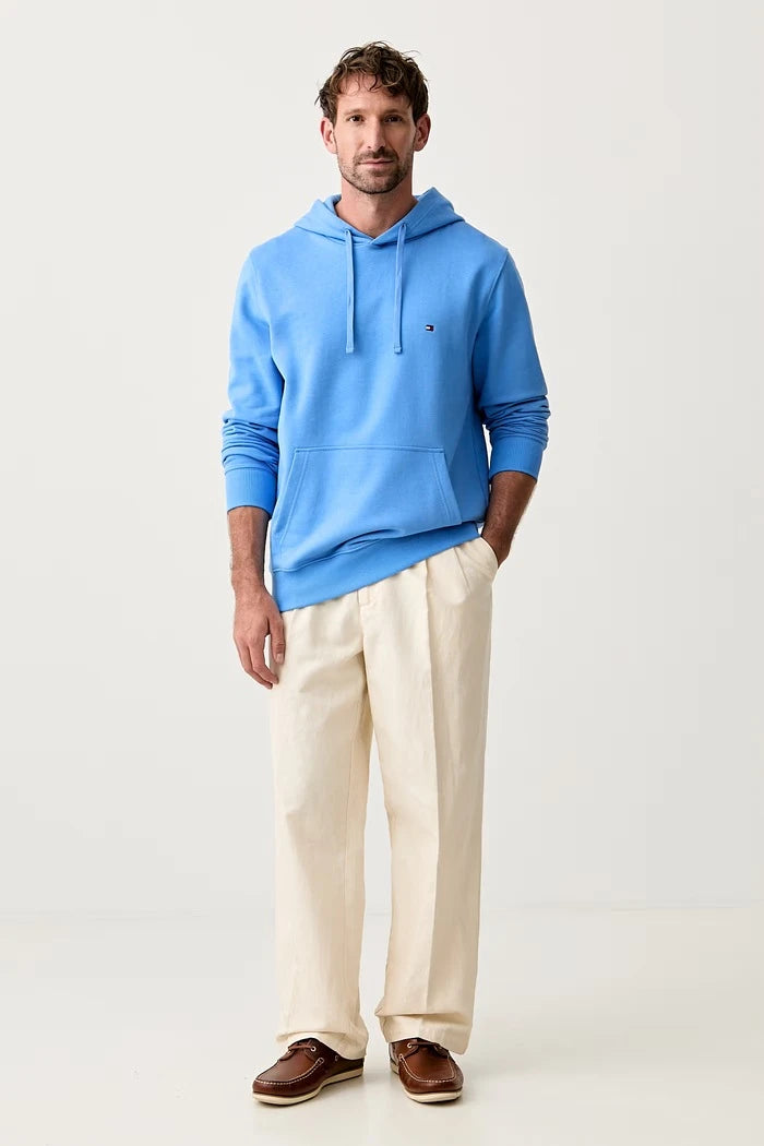 Tommy Hilfiger kapüşonlu erkek pamuklu sweatshirt