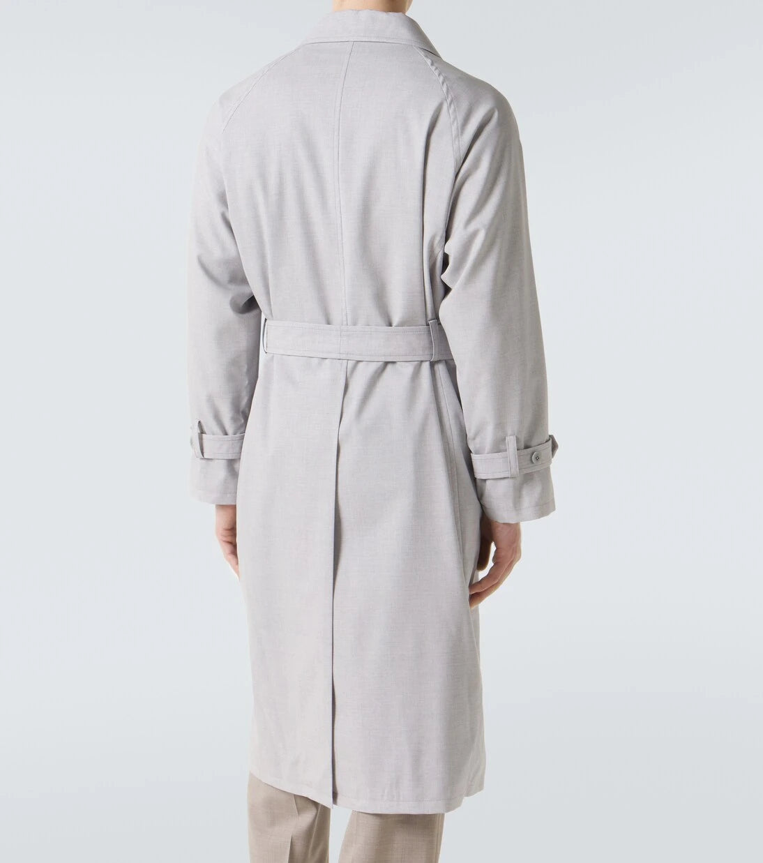 Stòffa - Belted wool coat