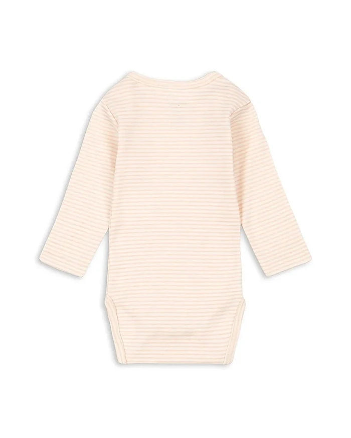 Бебешко боди от памук Fanga Fontana FIO STRIPE LS BODY OCS