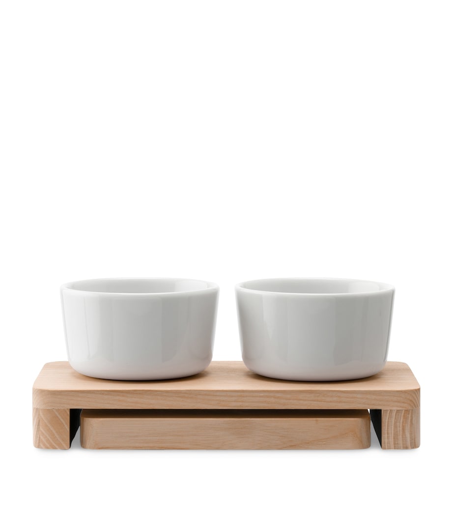 Porcelain Collective Serving Bowls and Tray Set