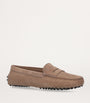 Tod's Brown Leather Mocassino Loafers