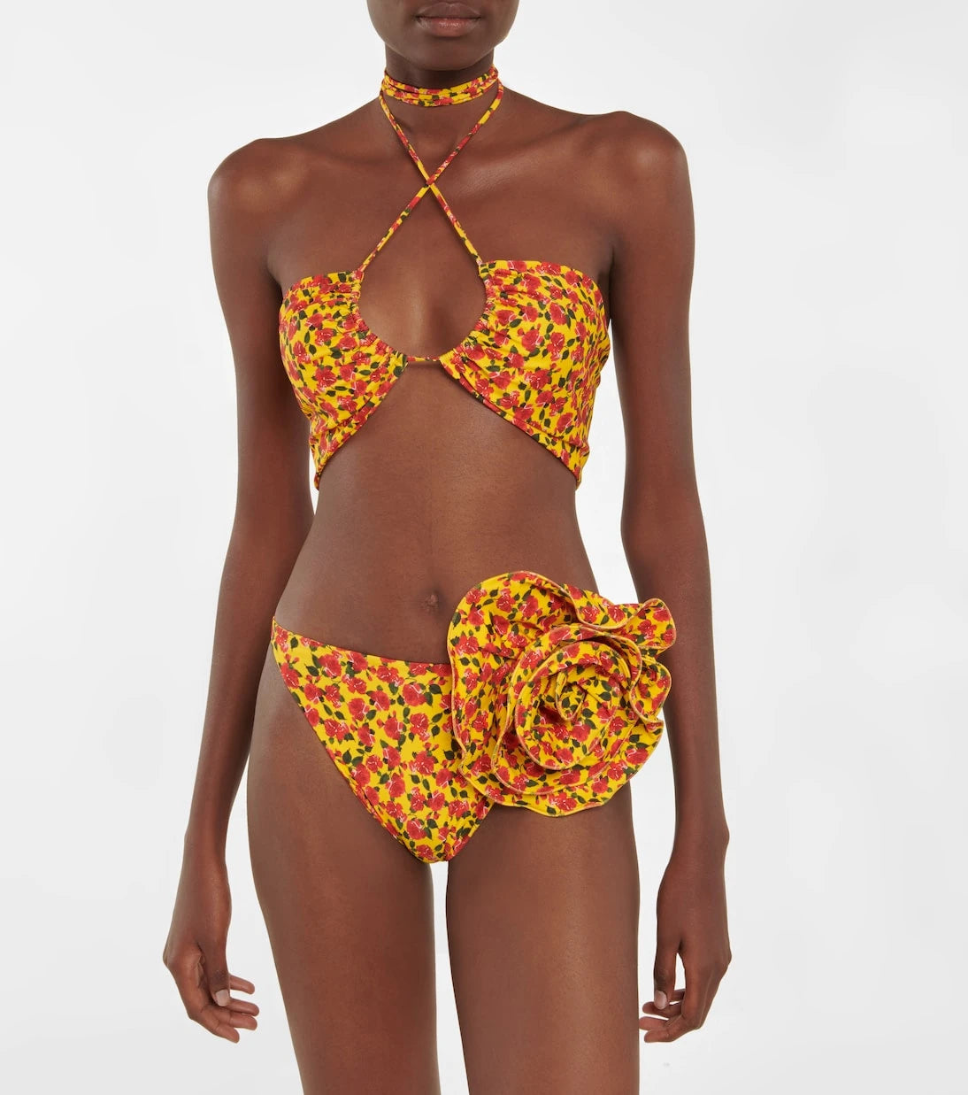 Magda Butrym - Floral high-rise bikini bottoms