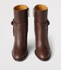 Brown Leather Donnely Ankle Boots 90