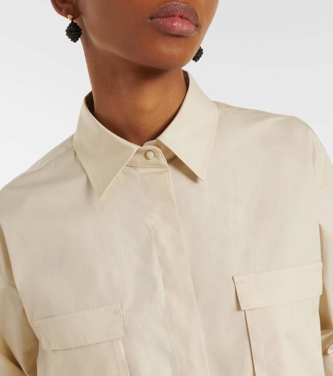 Max Mara - Tenue cotton poplin shirt