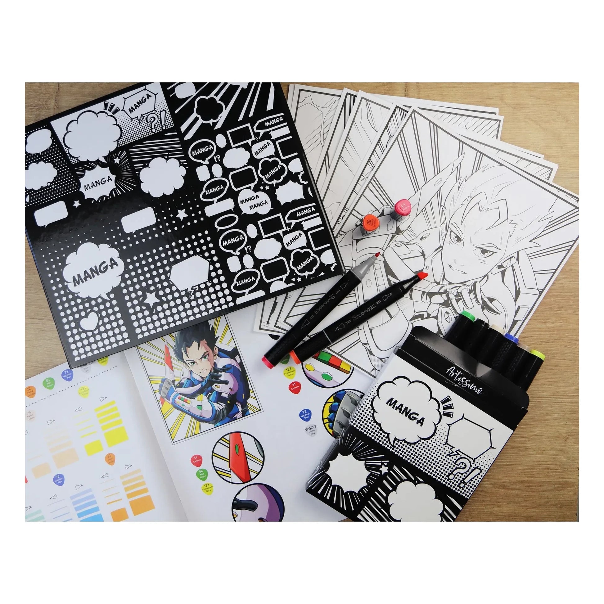 Sycomore - Manga - Layout and Hero markers