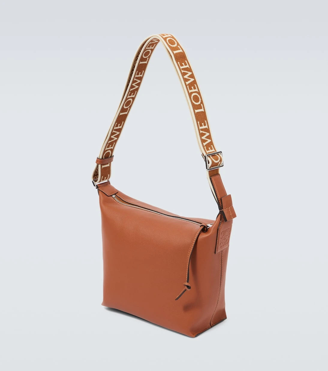 Loewe - Cubi Small leather crossbody bag