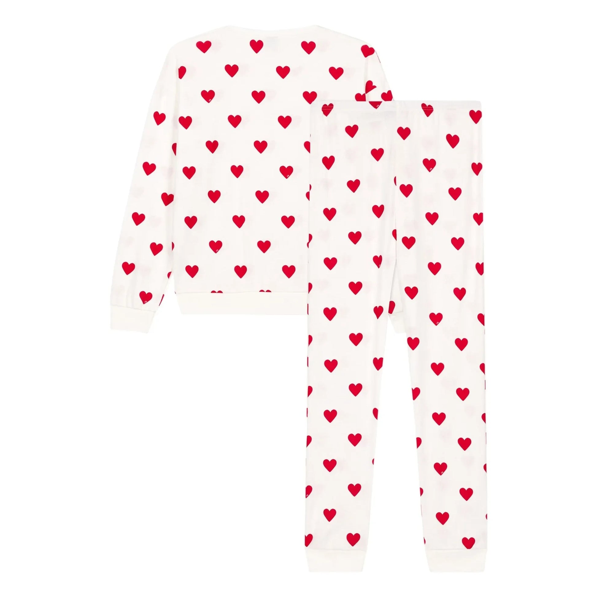 Petit Bateau - Pyjama set Heart - Women's collection  | White