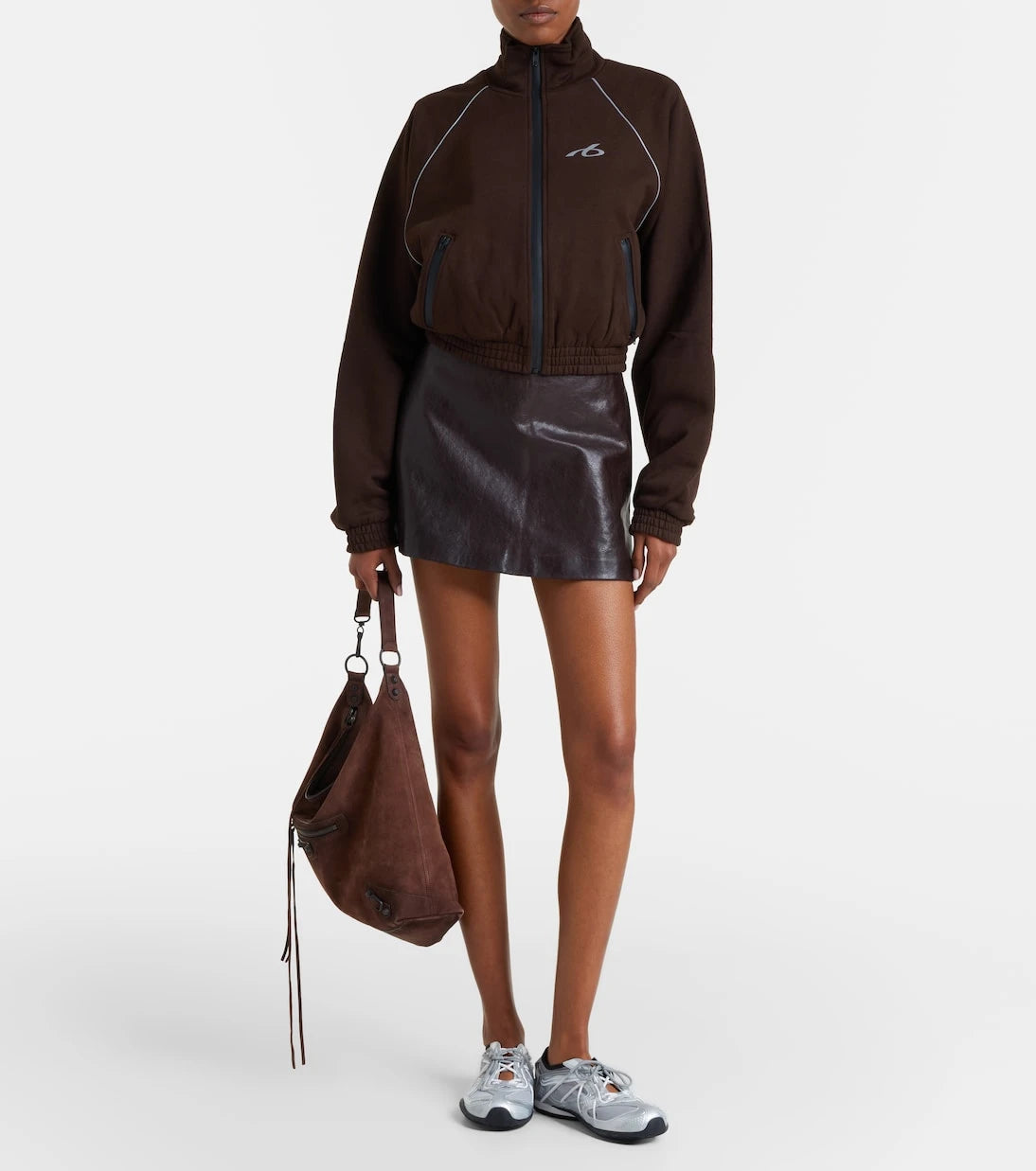 Balenciaga - Le City Medium suede tote bag