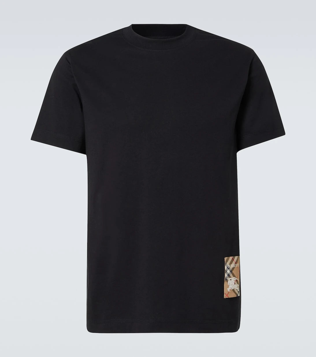 Burberry - Burberry Check cotton T-shirt