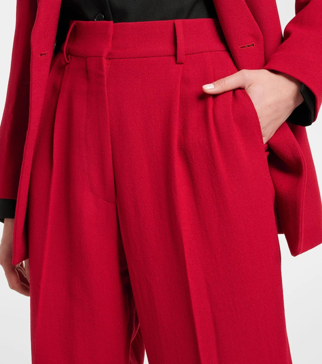 Blazé Milano - Cool & Easy yünlü geniş paça pantolon