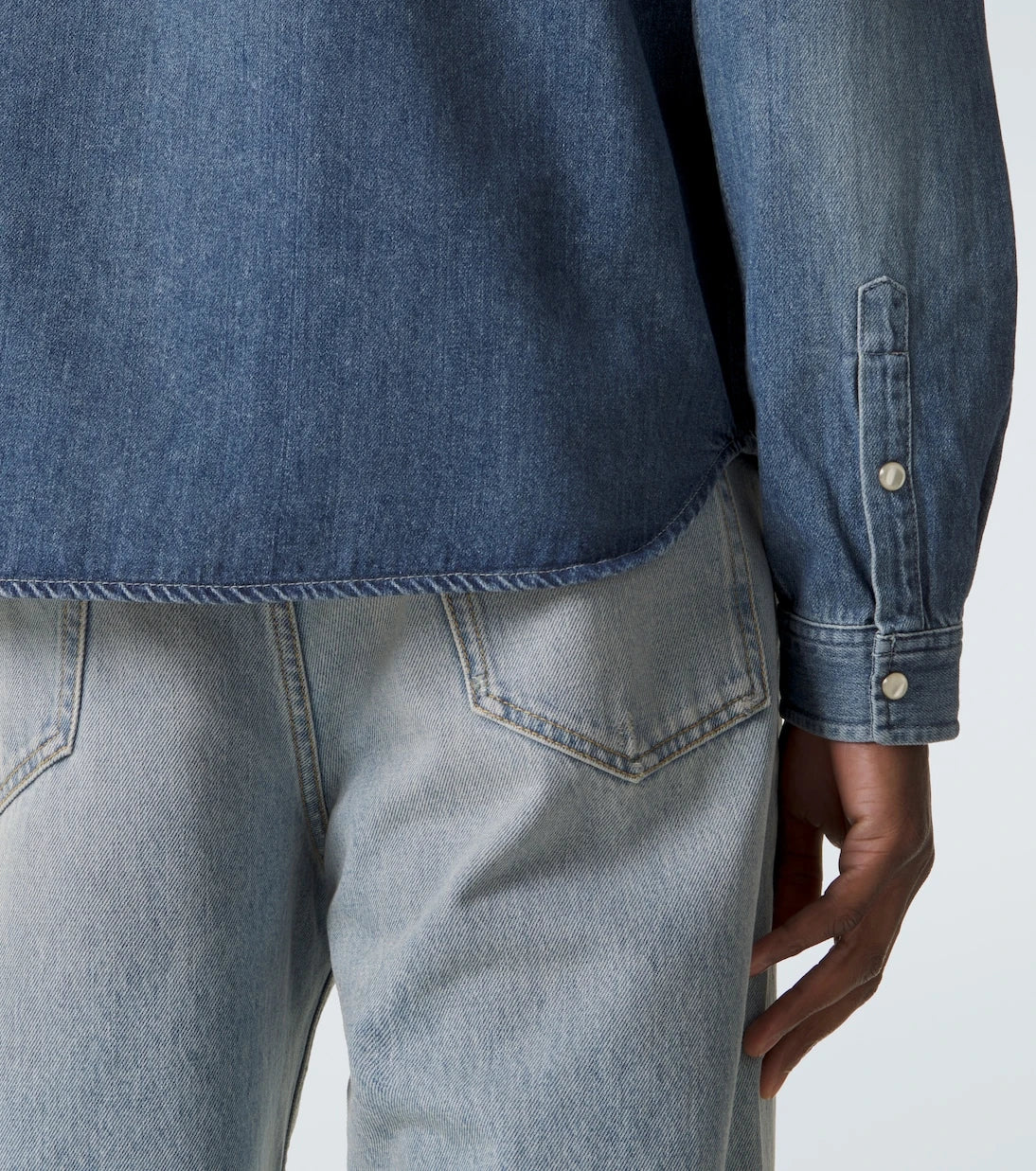 Saint Laurent - Cassandre denim shirt