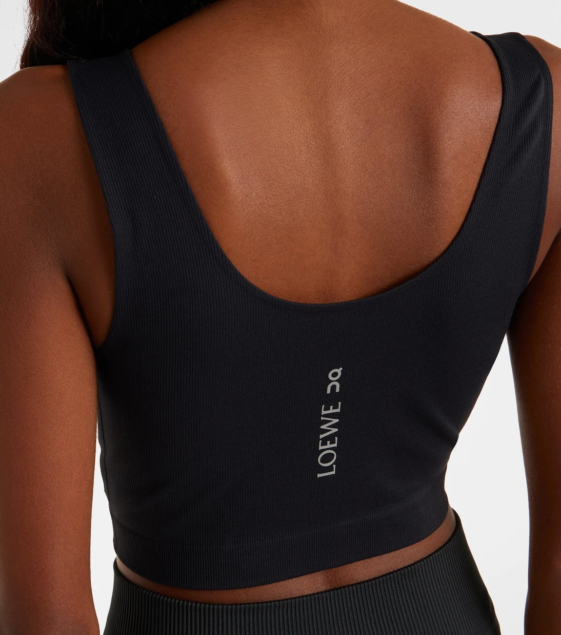 Loewe - x On ribbed-knit sports bra
